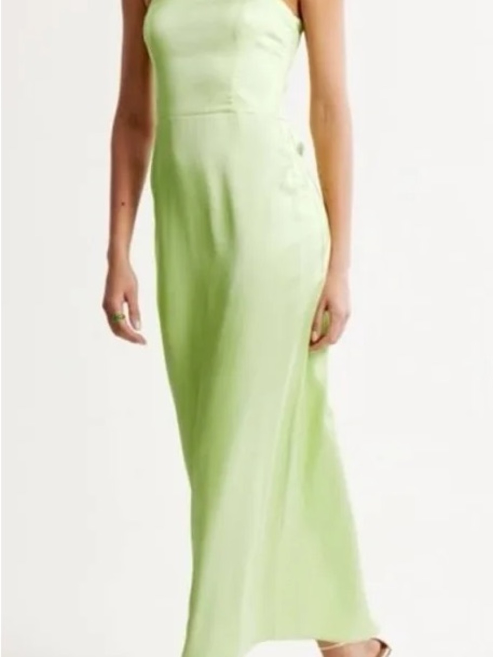 Abercrombie & Fitch Light Green Maxi Dress